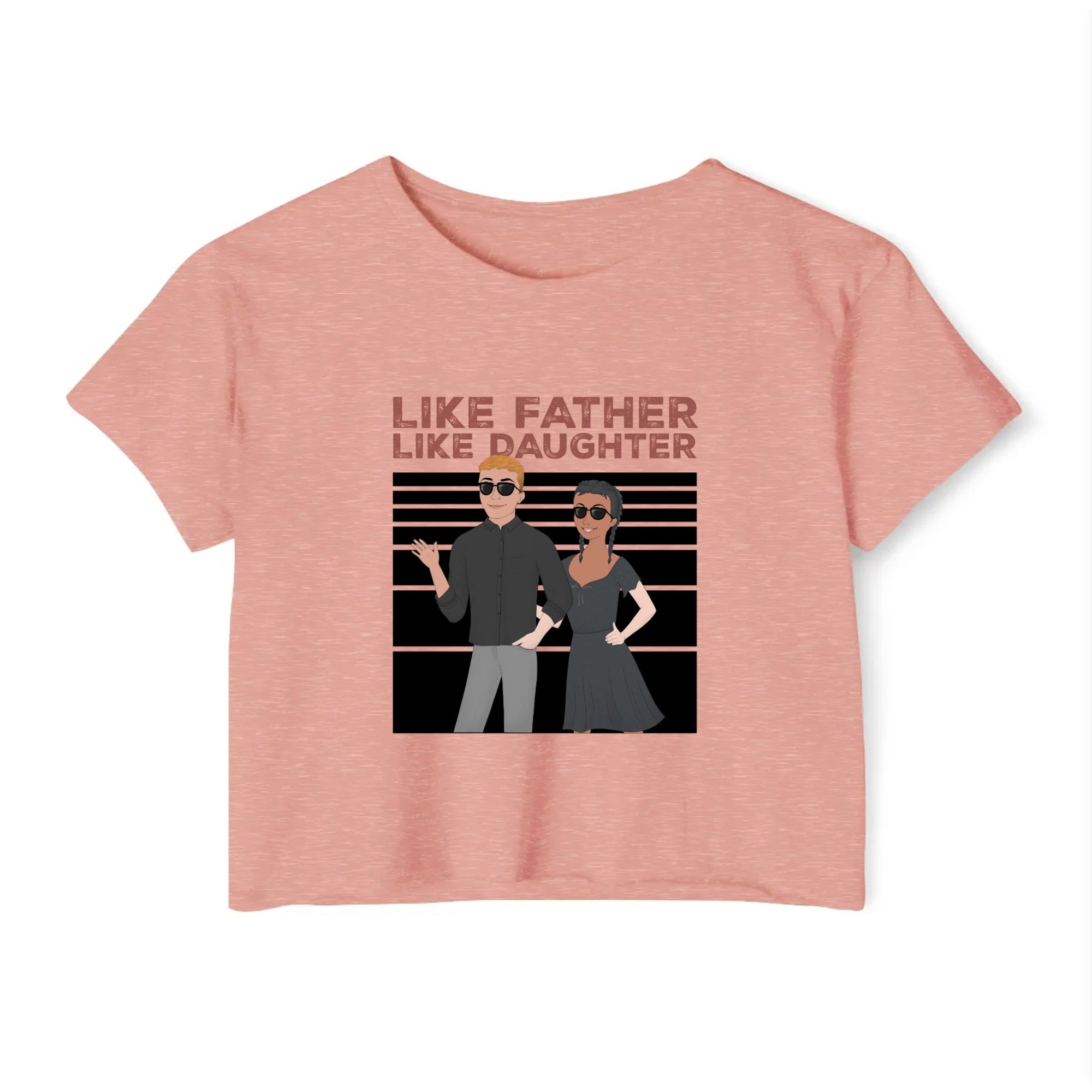 Like father like daughter | Women's Festival Crop Top
